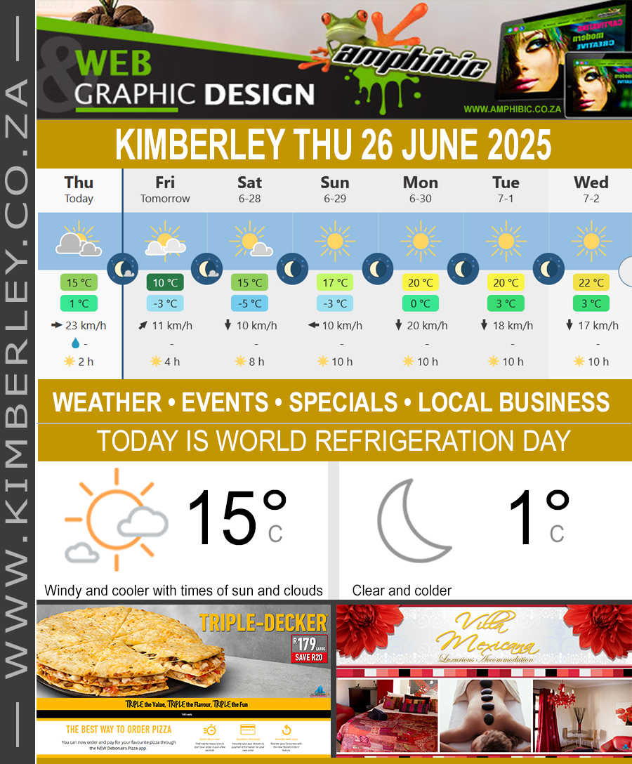 KimberleyToday, Thursday 26/06/2025