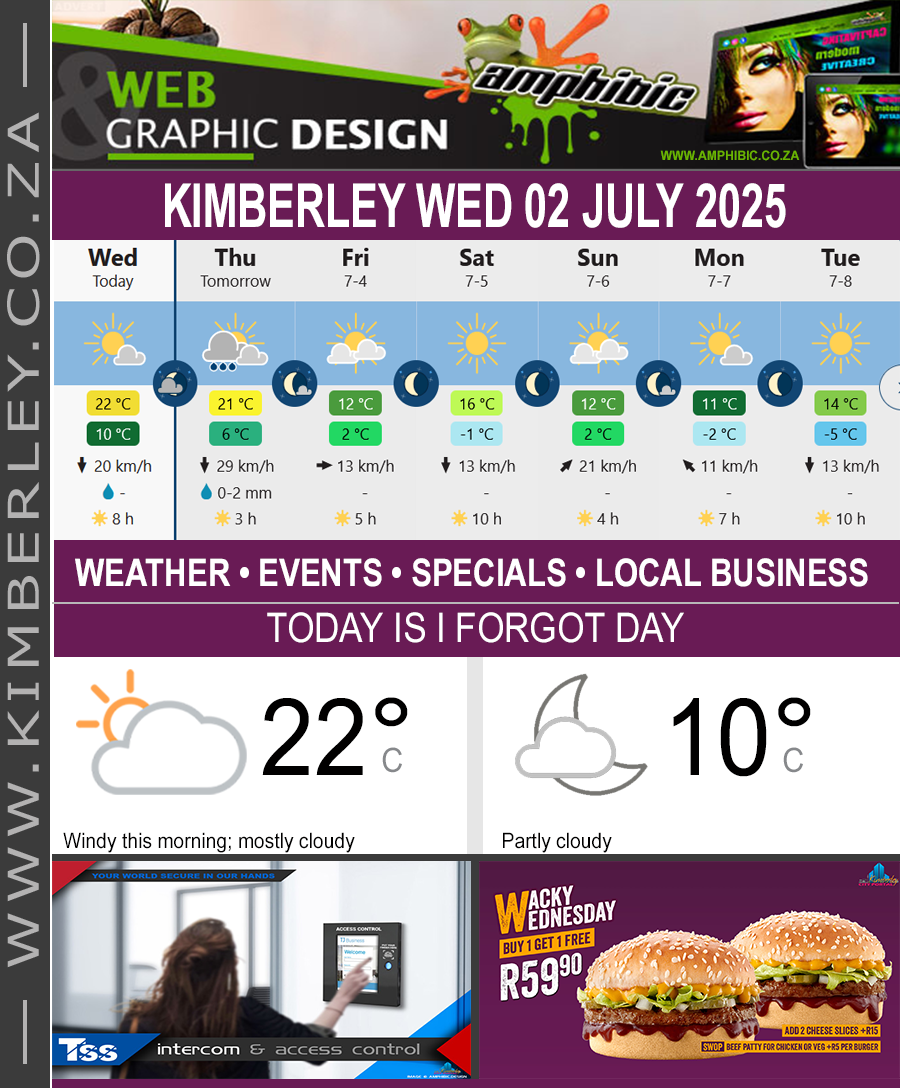 KimberleyToday, Wednesday 02/07/2025