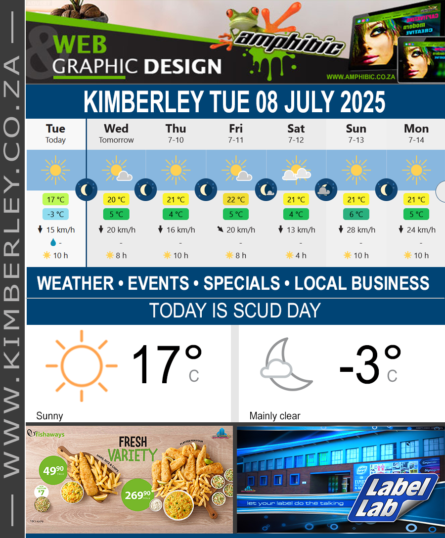 KimberleyToday, Tuesday 08/07/2025