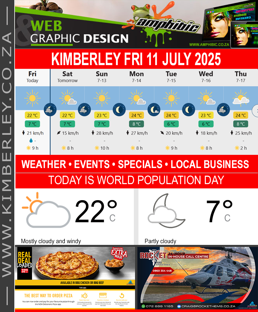 KimberleyToday, Friday 11/07/2025