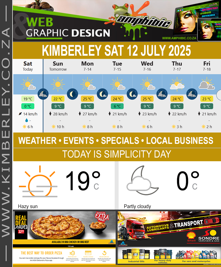 KimberleyToday, Saturday 12/07/2025