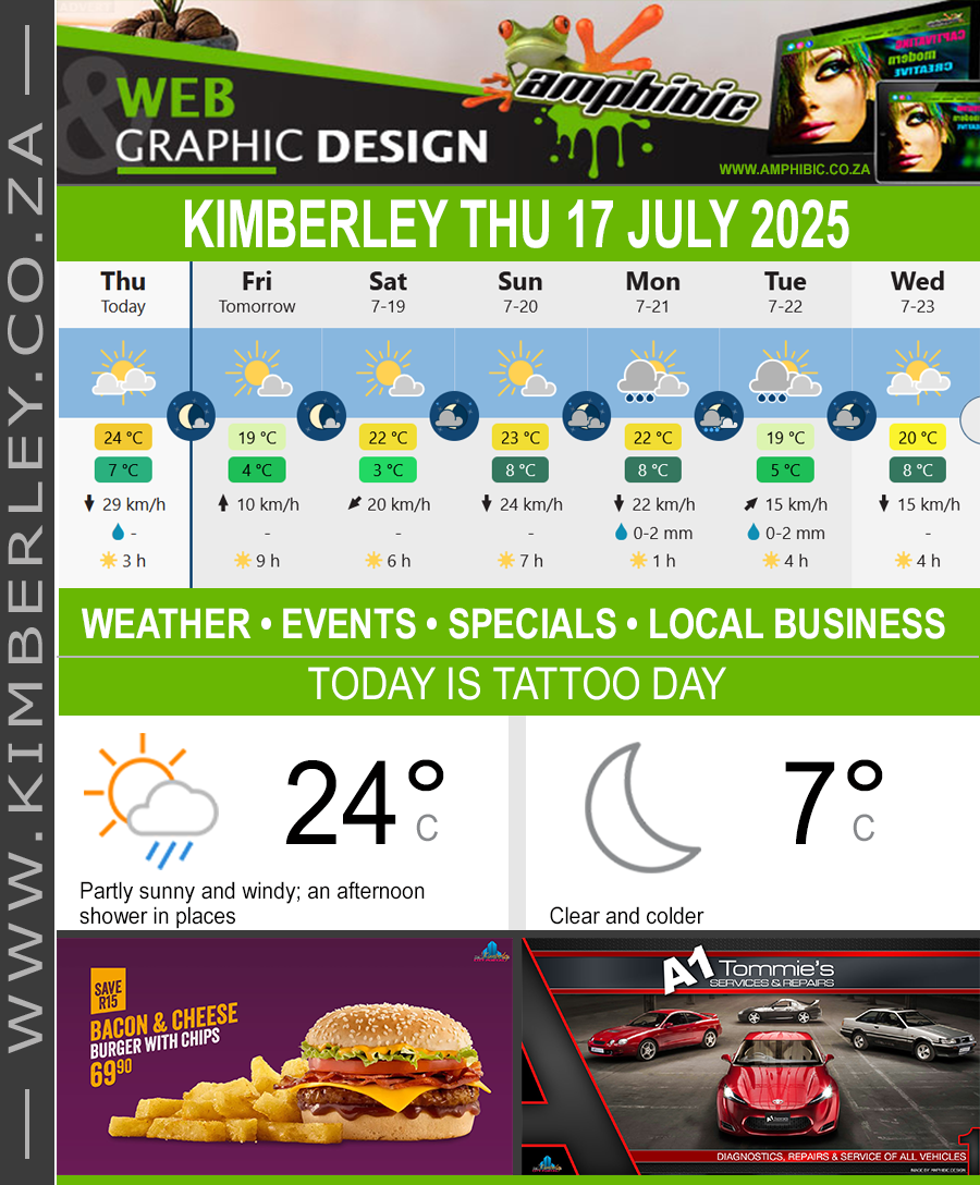 KimberleyToday, Thursday 17/07/2025
