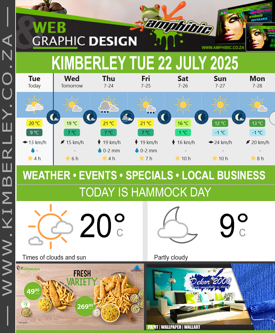KimberleyToday, Tuesday 22/07/2025