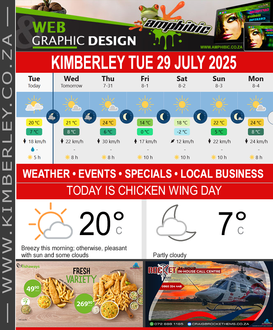 KimberleyToday, Tuesday 29/07/2025