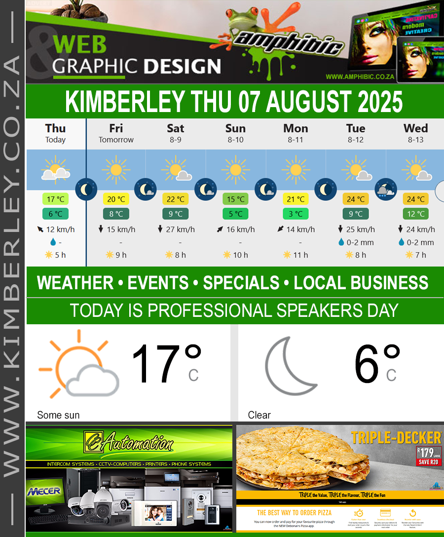 KimberleyToday, Thursday 07/08/2025