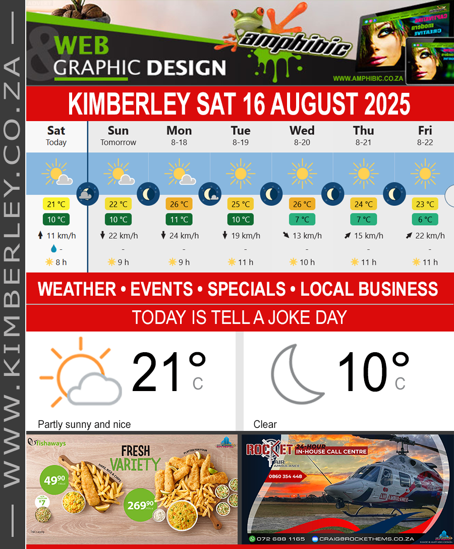 KimberleyToday, Saturday 16/08/2025