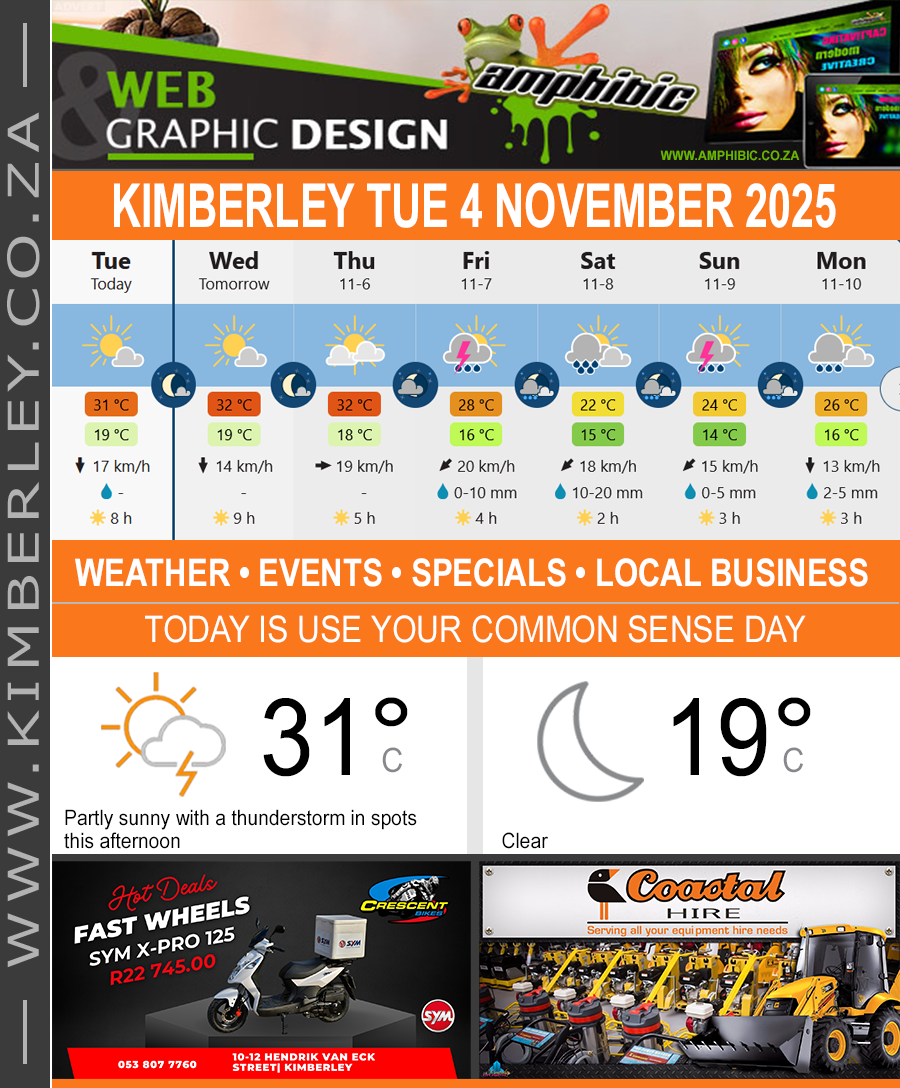 KimberleyToday, Tuesday 04/11/2025