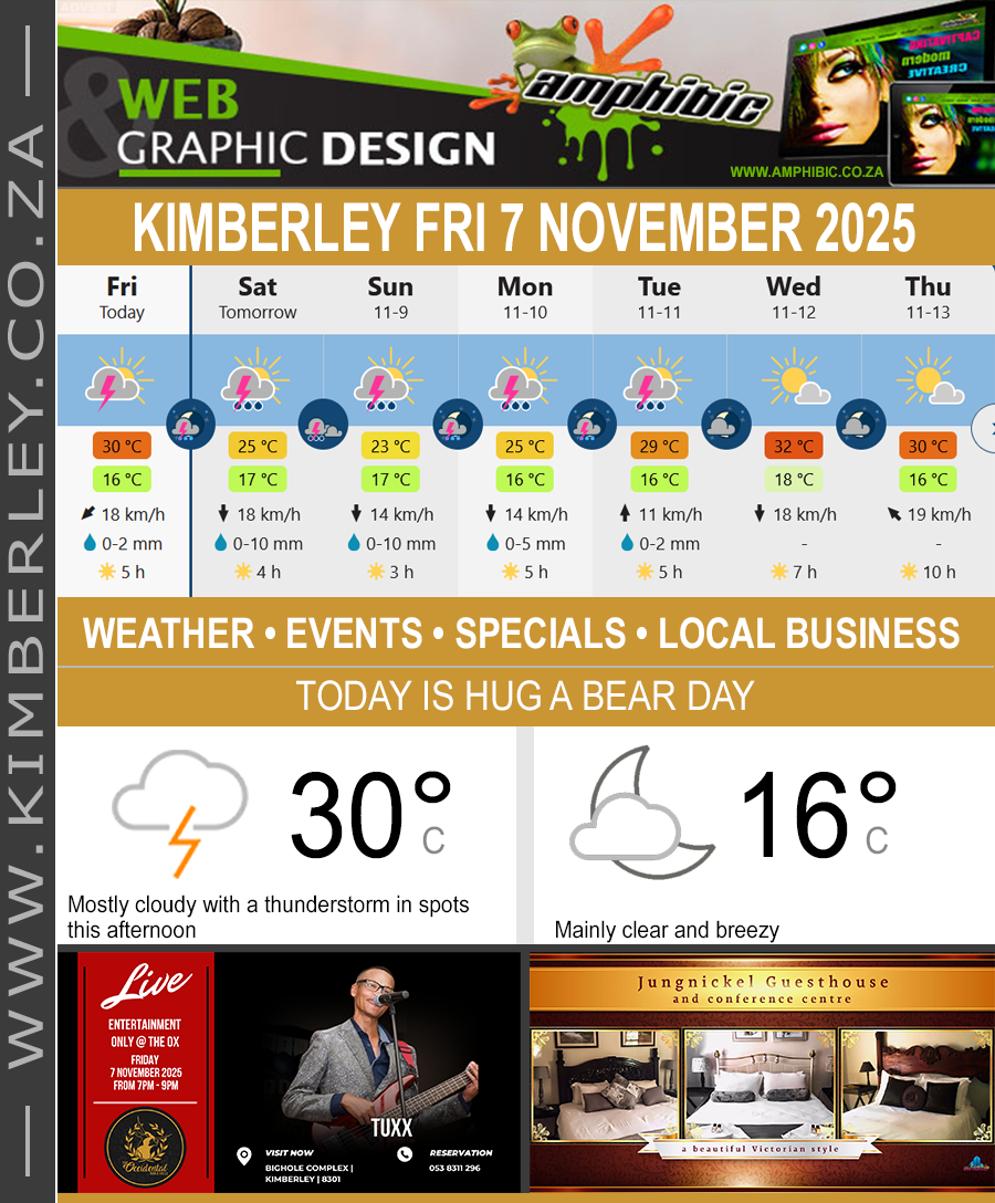 KimberleyToday, Friday 07/11/2025