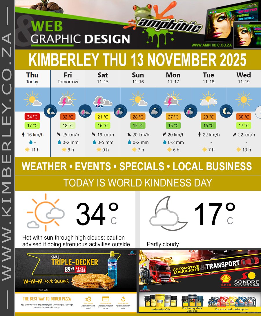 KimberleyToday, Thursday 13/11/2025