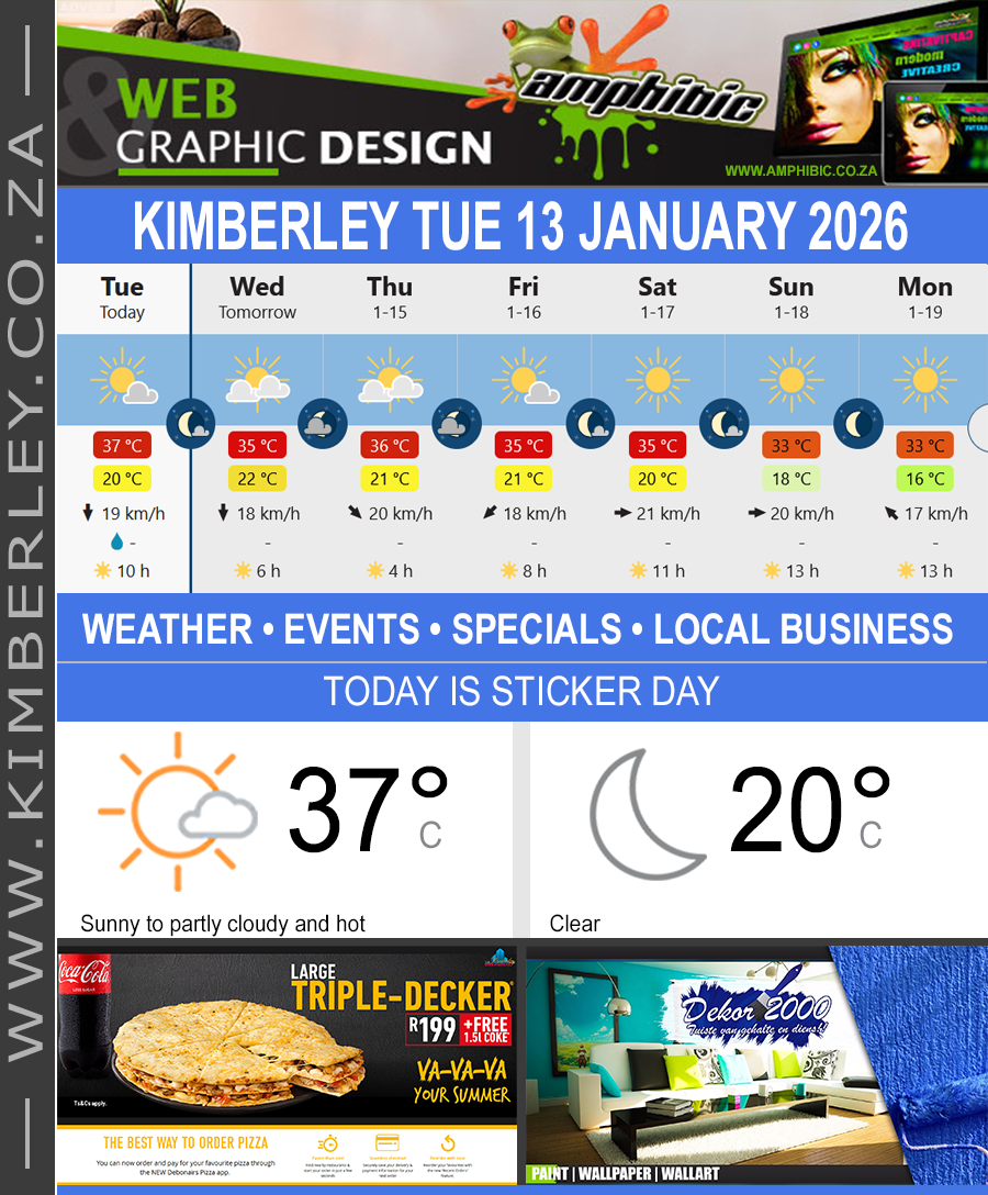 KimberleyToday, Tuesday 13/01/2026