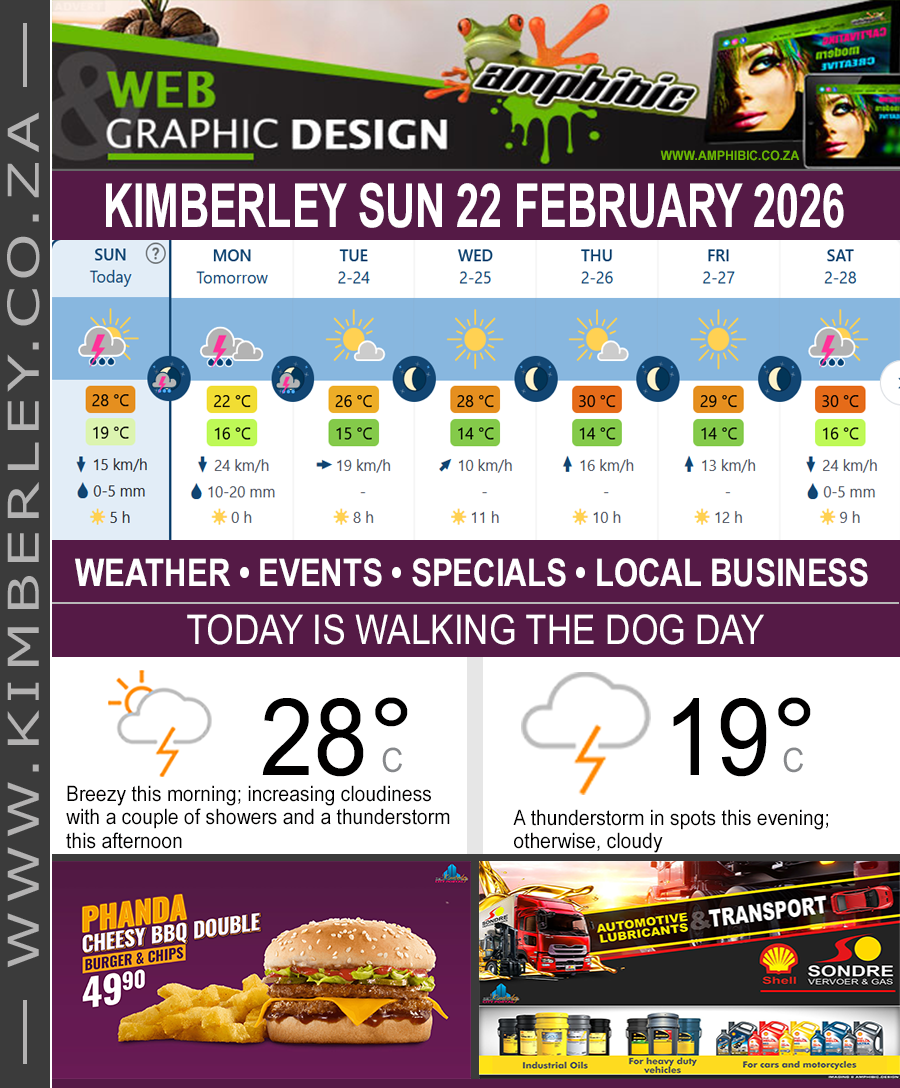 KimberleyToday, Sunday 22/02/2026 KimberleyToday, Sunday 22/02/2026