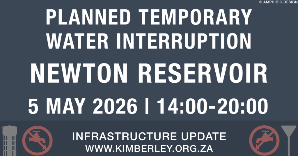 PLANNED TEMPORARY WATER INTERRUPTION - 5 May 2026 - Newton Reservoir