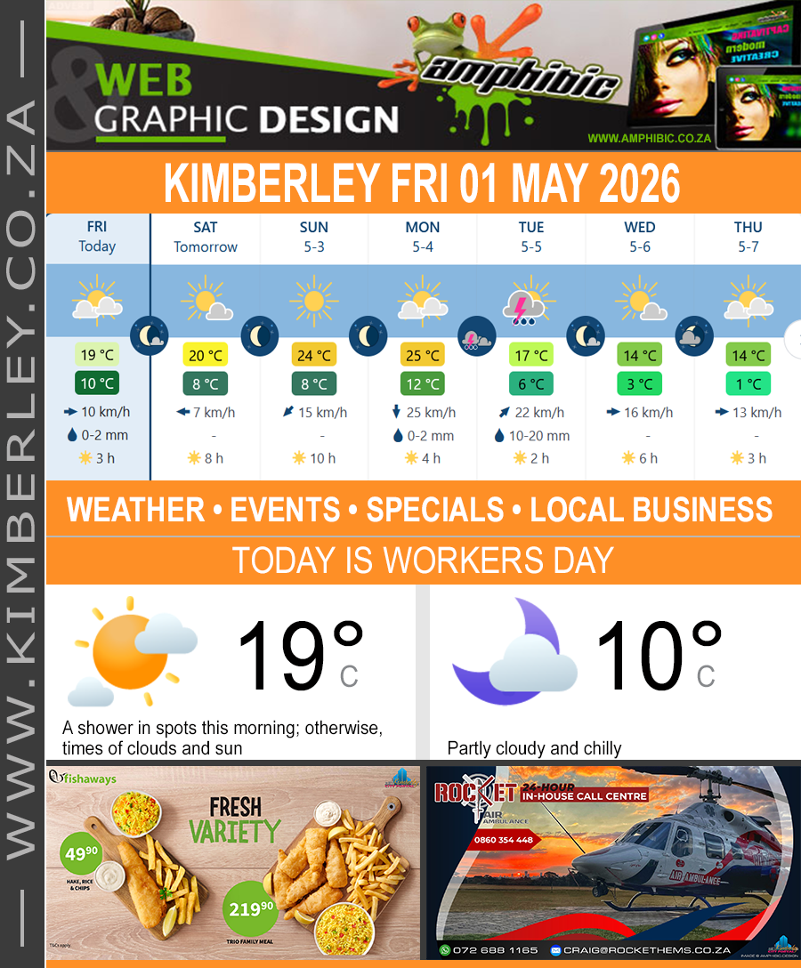KimberleyToday, Friday 01/05/2026