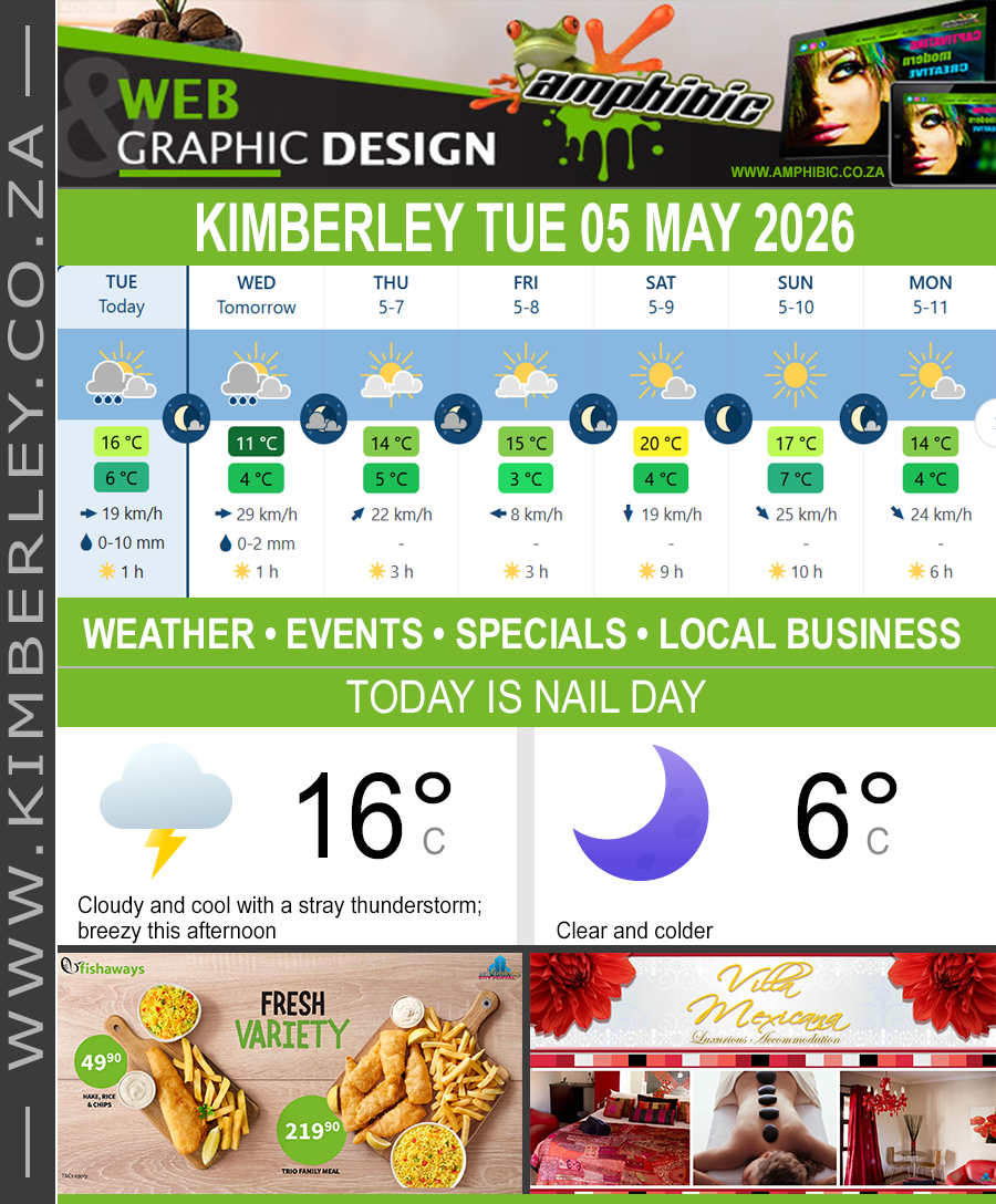 KimberleyToday, Tuesday 05/05/2026