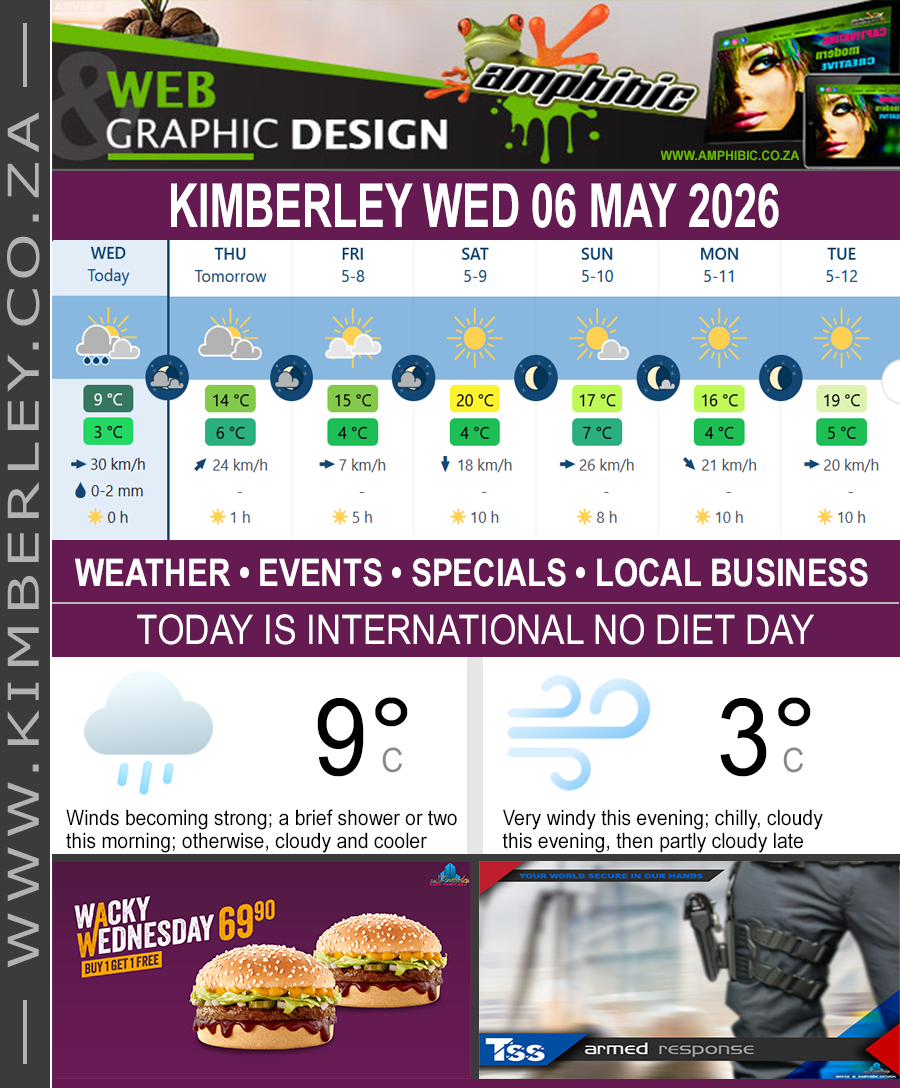 KimberleyToday, Wednesday 06/05/2026