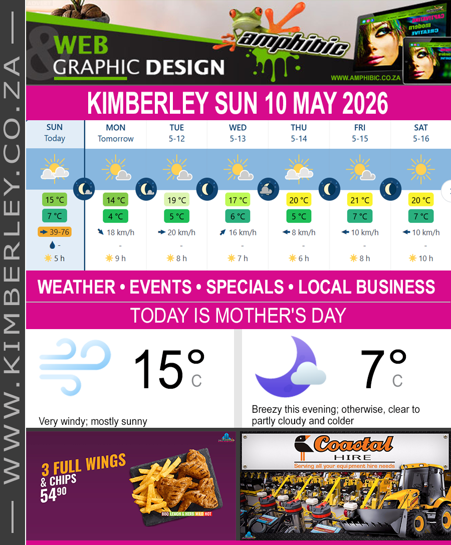 KimberleyToday, Sunday 10/05/2026