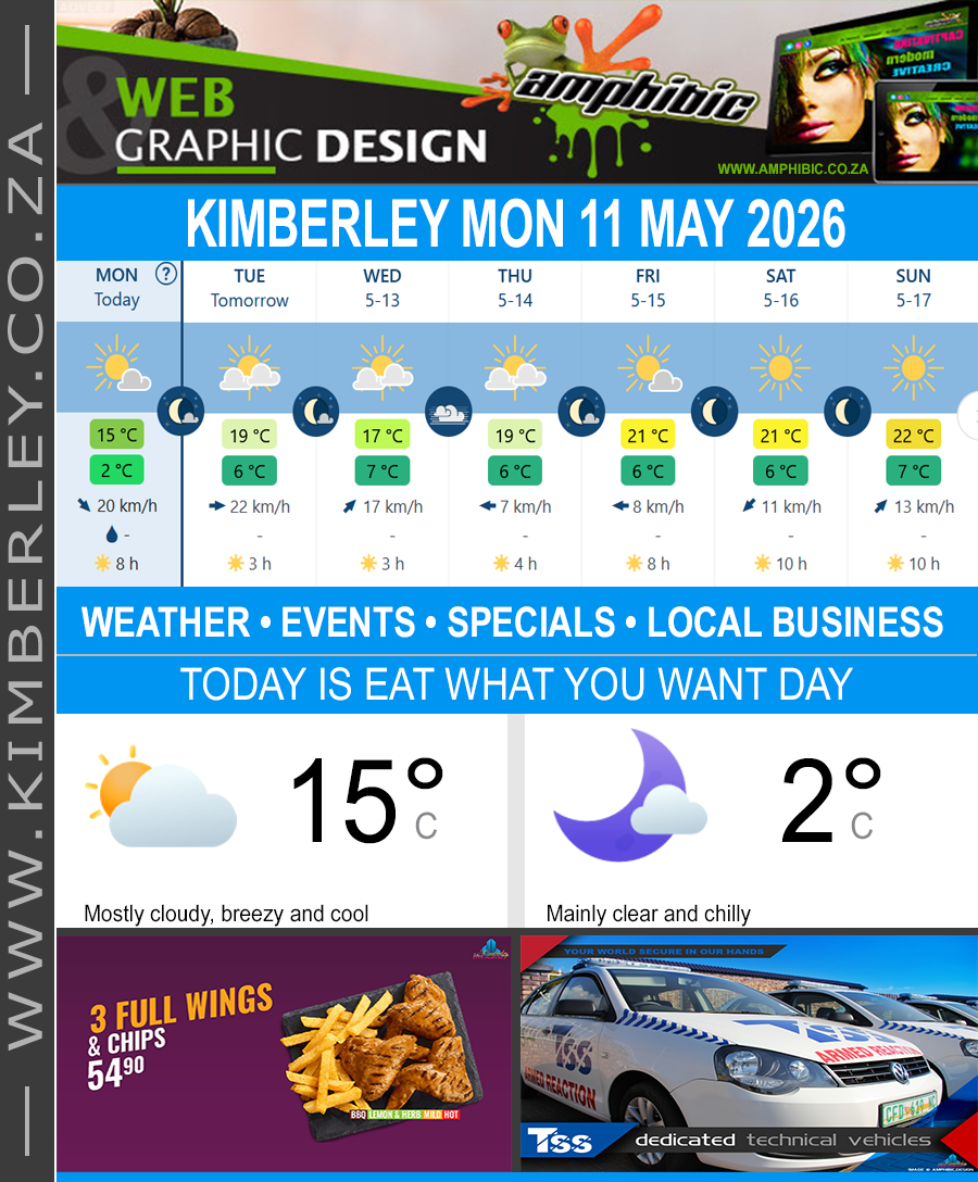 KimberleyToday, Monday 11/05/2026