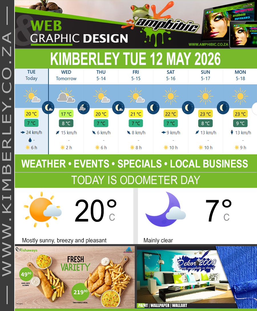 KimberleyToday, Tuesday 12/05/2026