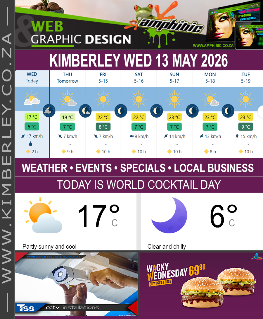 KimberleyToday, Wednesday 13/05/2026