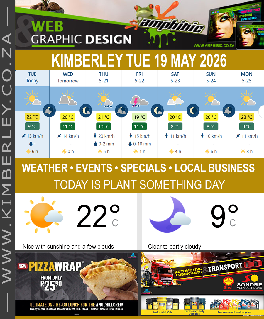 KimberleyToday, Tuesday 19/05/2026