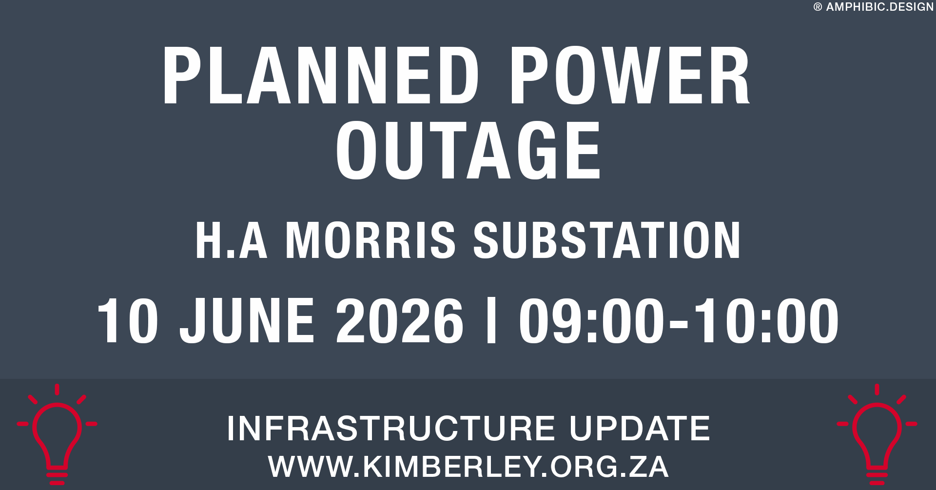 PLANNED POWER OUTAGE – HA Morris Substation – 10 June 2026