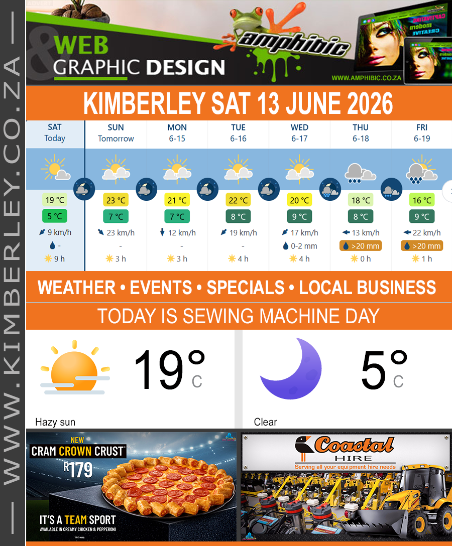 KimberleyToday, Saturday 13/06/2026