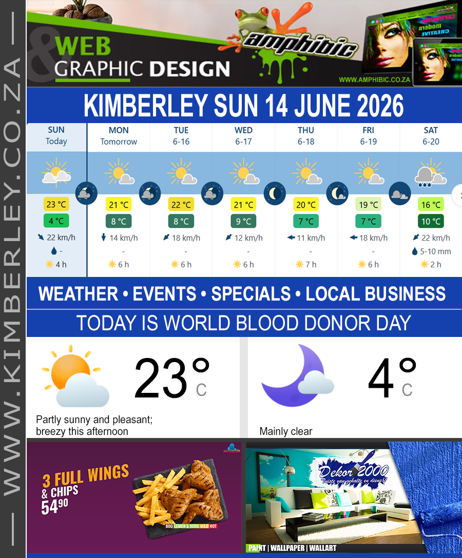 KimberleyToday, Sunday 14/06/2026 KimberleyToday, Sunday 14/06/2026