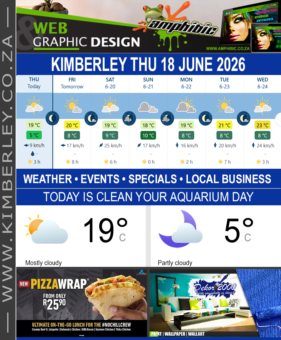 KimberleyToday, Thursday 18/06/2026 KimberleyToday, Thursday 18/06/2026