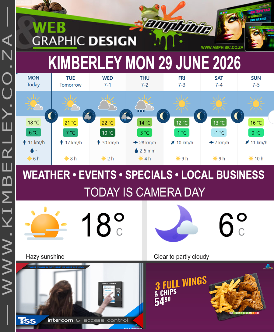 KimberleyToday, Monday 29/06/2026
