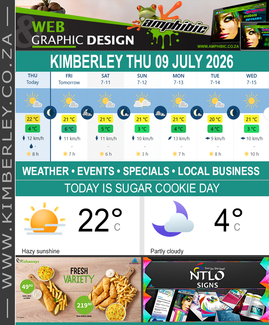 KimberleyToday, Thursday 09/07/2026 KimberleyToday, Thursday 09/07/2026