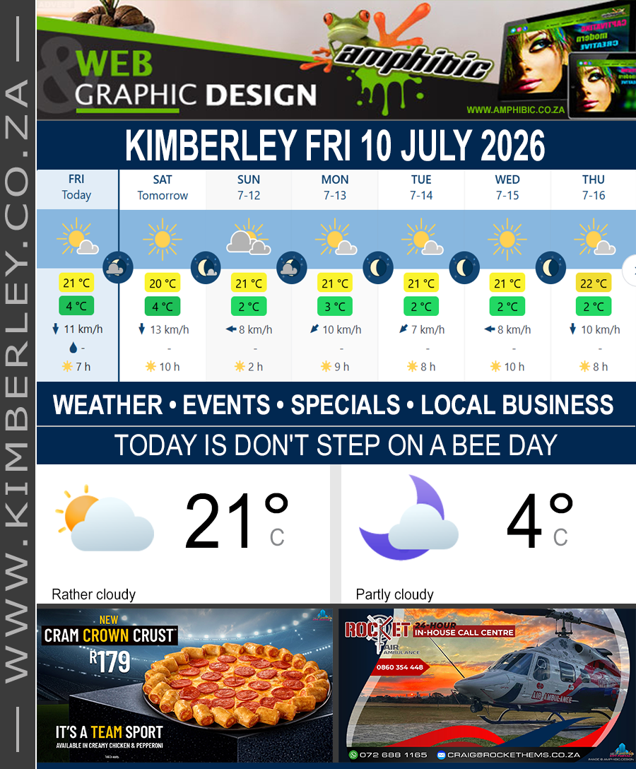 KimberleyToday, Friday 10/07/2026