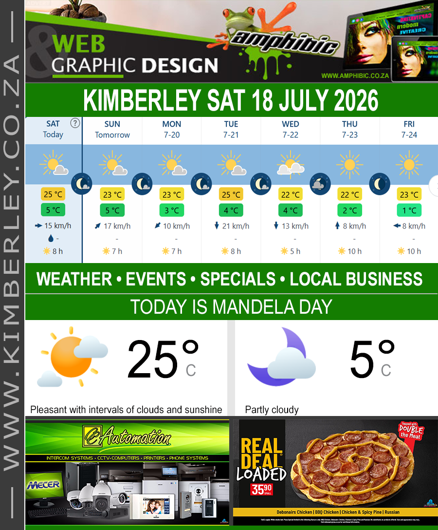 KimberleyToday, Saturday 18/07/2026