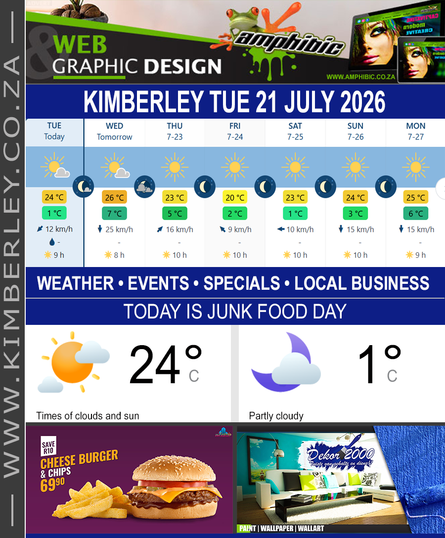 KimberleyToday, Tuesday 21/07/2026