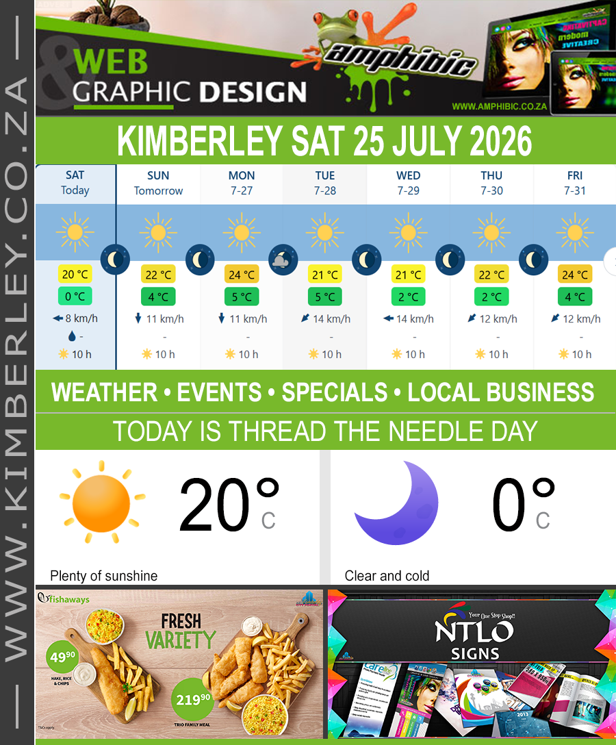 KimberleyToday, Saturday 25/07/2026