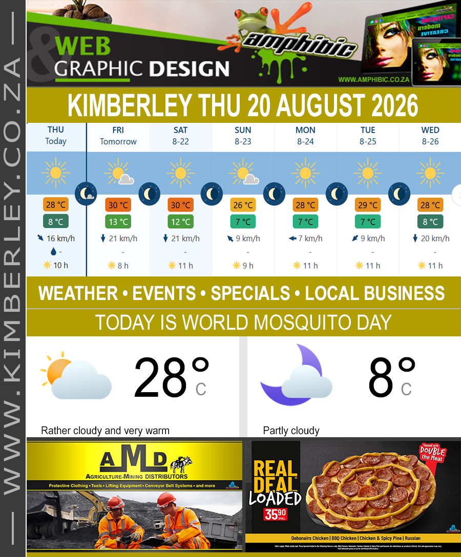 KimberleyToday, Thursday 20/08/2026